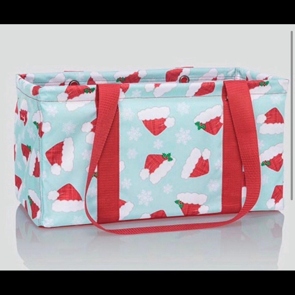 Medium Utility Tote - Hats Off Holiday